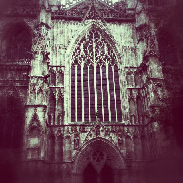 The York Minster. Taken with my iphone using Snapseed editing. 